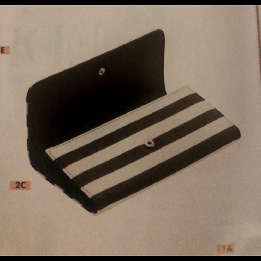 Kit from the Kloth Slim Striped Wallet